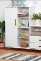 Kubus Display Kast B85 x D42 x H135 cm Wit met 1 Deur Tangara Groothandel Kinderopvang en kinderdagverblijf inrichting02